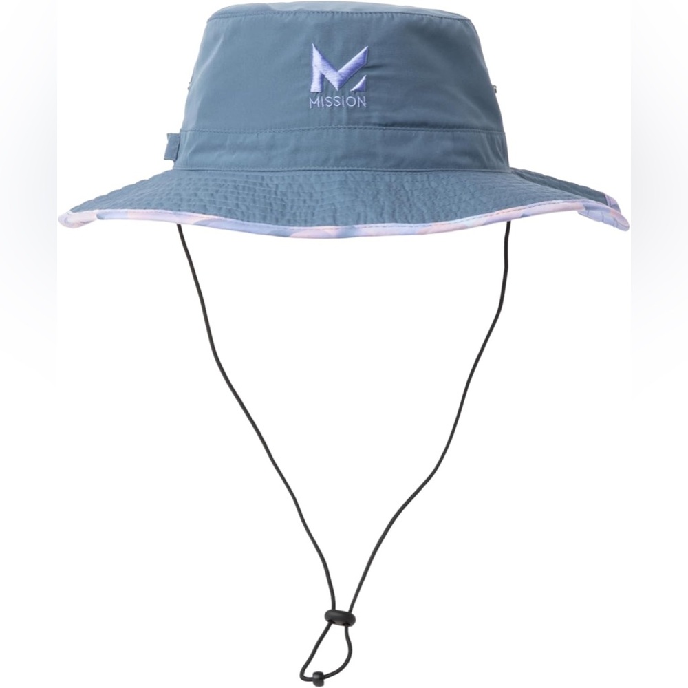 Mission Cooling Bucket One Size Hat Wet To Cool UPF 50